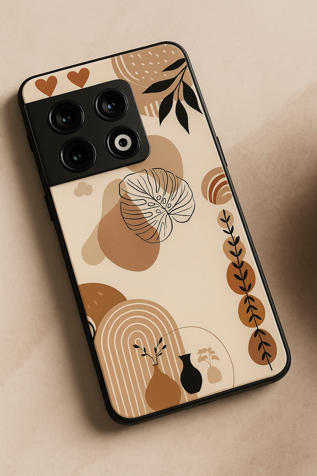 Organic Aura Glass Back Cover For One Plus 13, 12, 11, 10, Nord Series