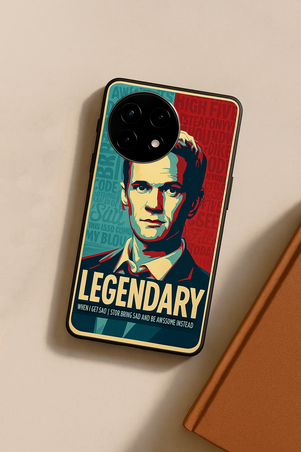 HIMYM The Legendary Glass Back Cover For One Plus 13, 12, 11, 10, Nord Series