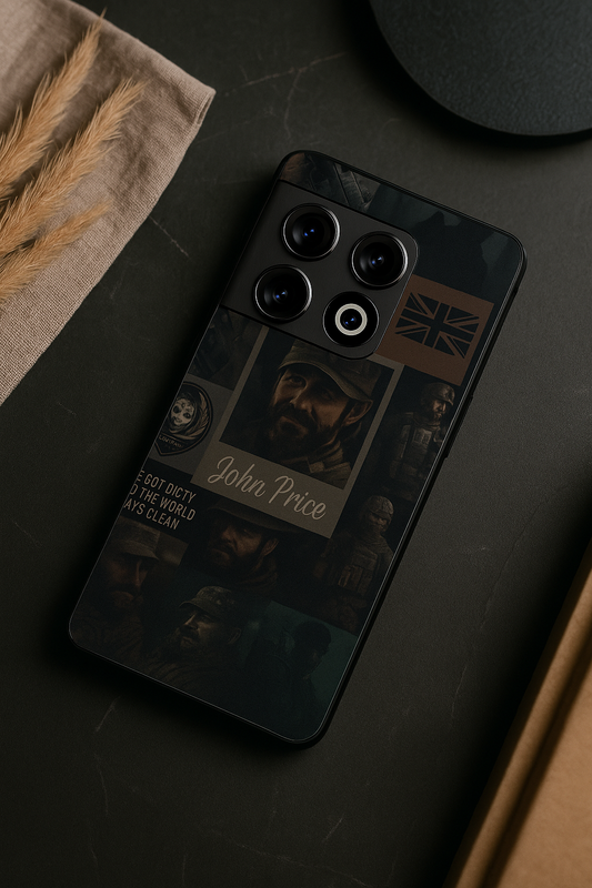 Captain's Creed Premium Glass Back Cover For One Plus 13, 12, 11, 10, Nord Series