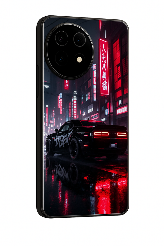 Tokyo Heart Premium Glass Back Cover For One Plus 13, 12, 11, 10, Nord Series