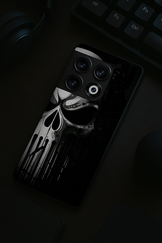 Deathmark Premium Glass Back Cover For One Plus 13, 12, 11, 10, Nord Series