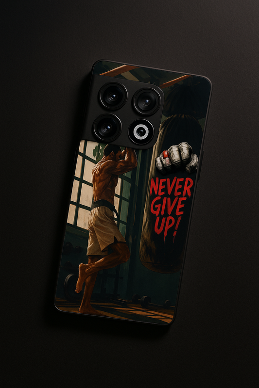 Warrior Spirit Premium Glass Back Cover For One Plus 13, 12, 11, 10, Nord Serie