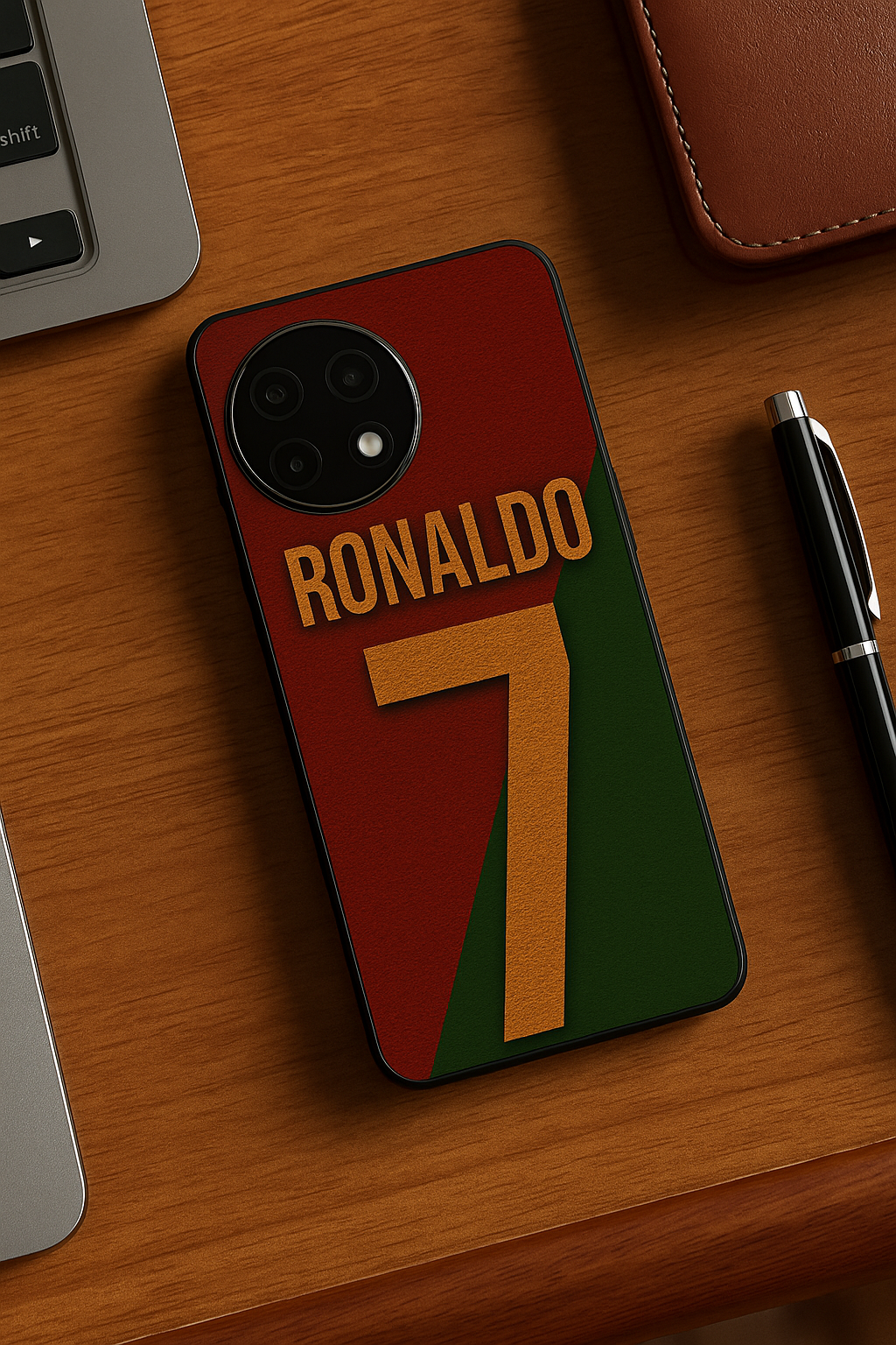 Ronaldo Royale Premium Glass Back Cover For One Plus 13, 12, 11, 10, Nord Series