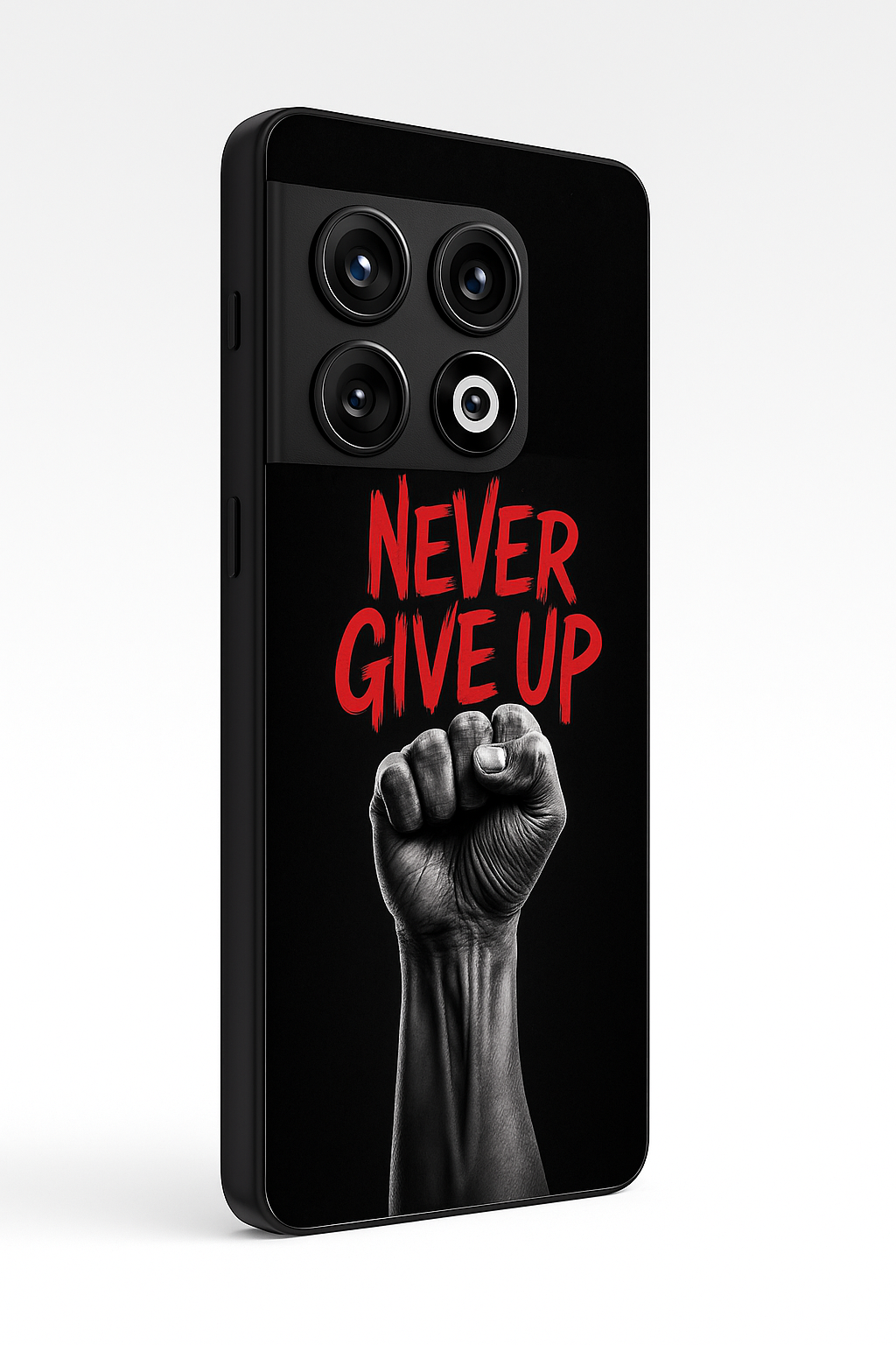 Iron Will Premium Glass Back Cover For One Plus 13, 12, 11, 10, Nord Series