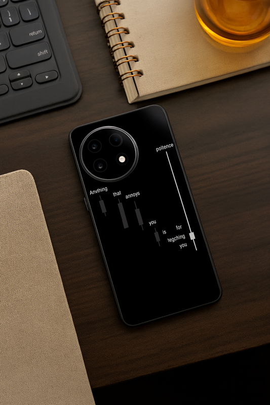 Candle Wisdom Premium Glass Back Cover For One Plus 13, 12, 11, 10, Nord Series