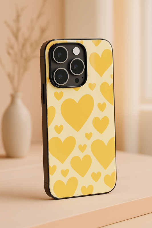 They Were All Yellow Premium Glass Back Cover For iPhone 11,12,13,14,15,16 Models