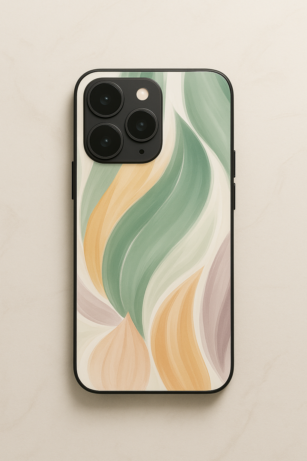 Artistic Touch Premium Glass Back Cover For iPhone 11,12,13,14,15,16 Models