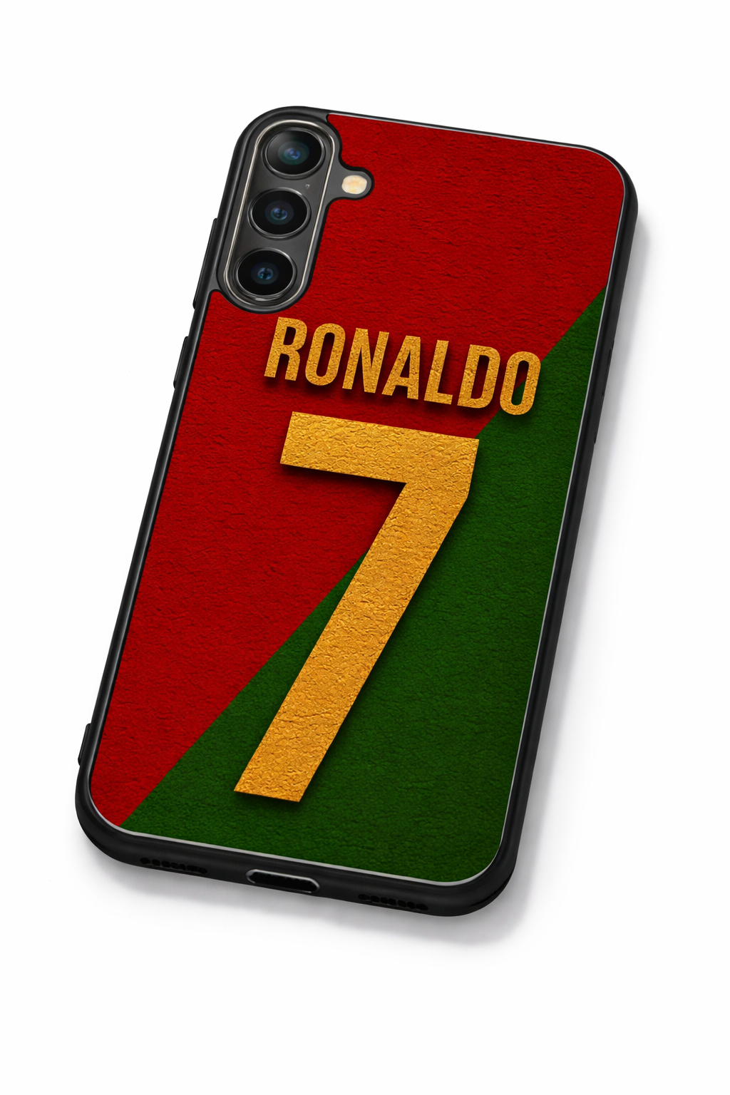 Ronaldo Royale Premium Glass Back Cover For Galaxy S, A, M & F Series