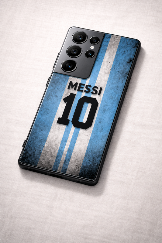 GOAT 10 Premium Glass Back Cover For Galaxy S, A, M & F Series