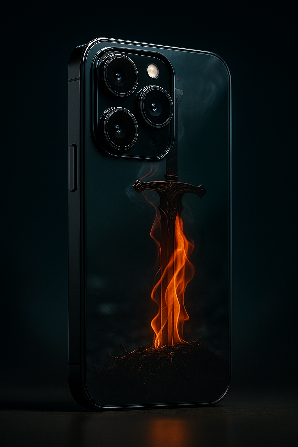 Flameborne Premium Glass Back Cover For iPhone 11,12,13,14,15,16 Models
