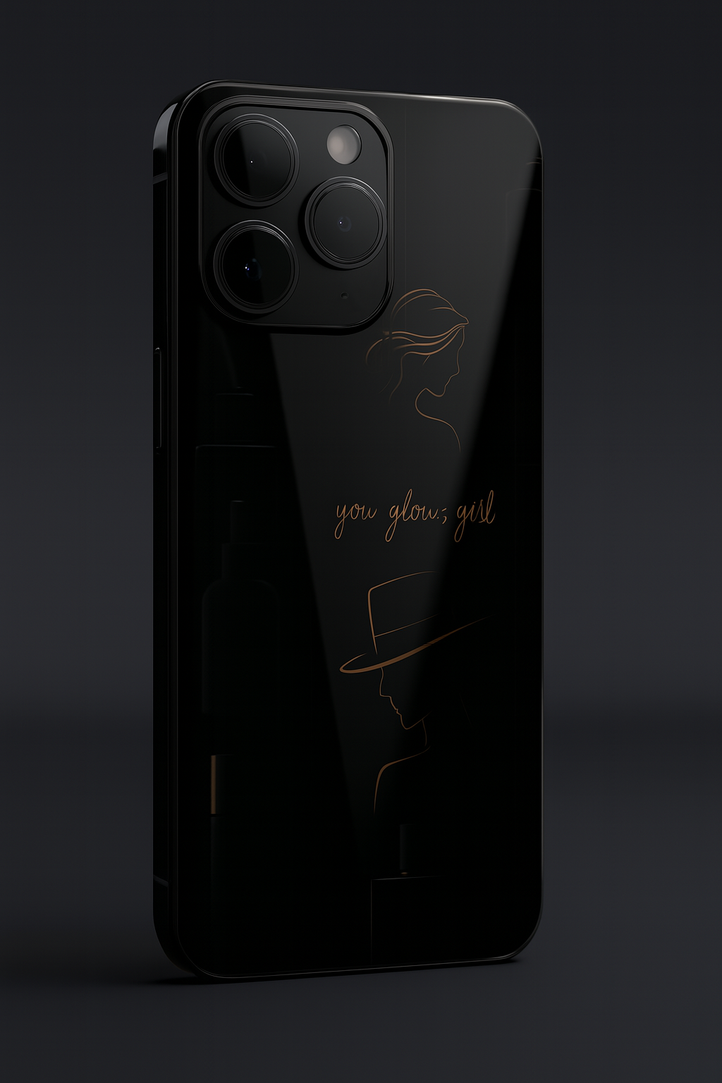 Glow & Grace Premium Glass Back Cover For iPhone 11,12,13,14,15,16 Models