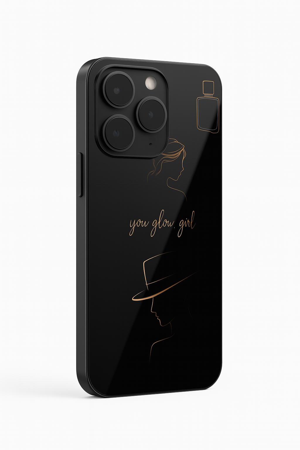 Glow & Grace Premium Glass Back Cover For iPhone 11,12,13,14,15,16 Models