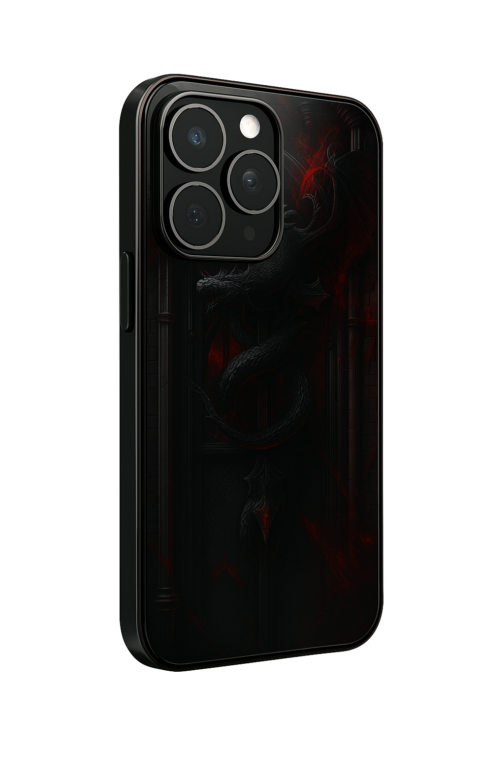 Drakonis Premium Glass Back Cover For iPhone 11,12,13,14,15,16 Models