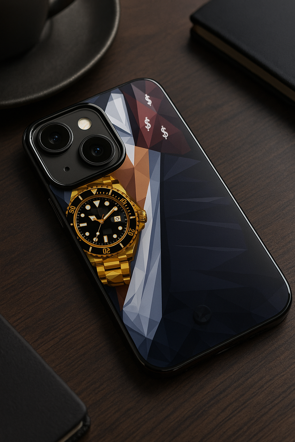Golden Hour Premium Glass Back Cover For iPhone 11,12,13,14,15,16 Models