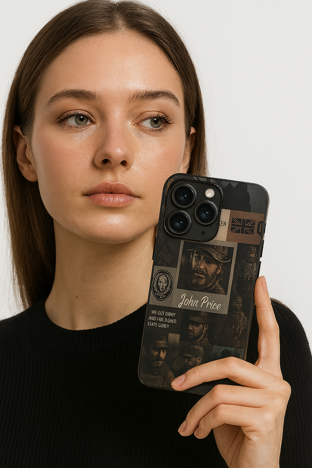 Captain’s Creed Glass Back Cover For iPhone 11,12,13,14,15,16 Models