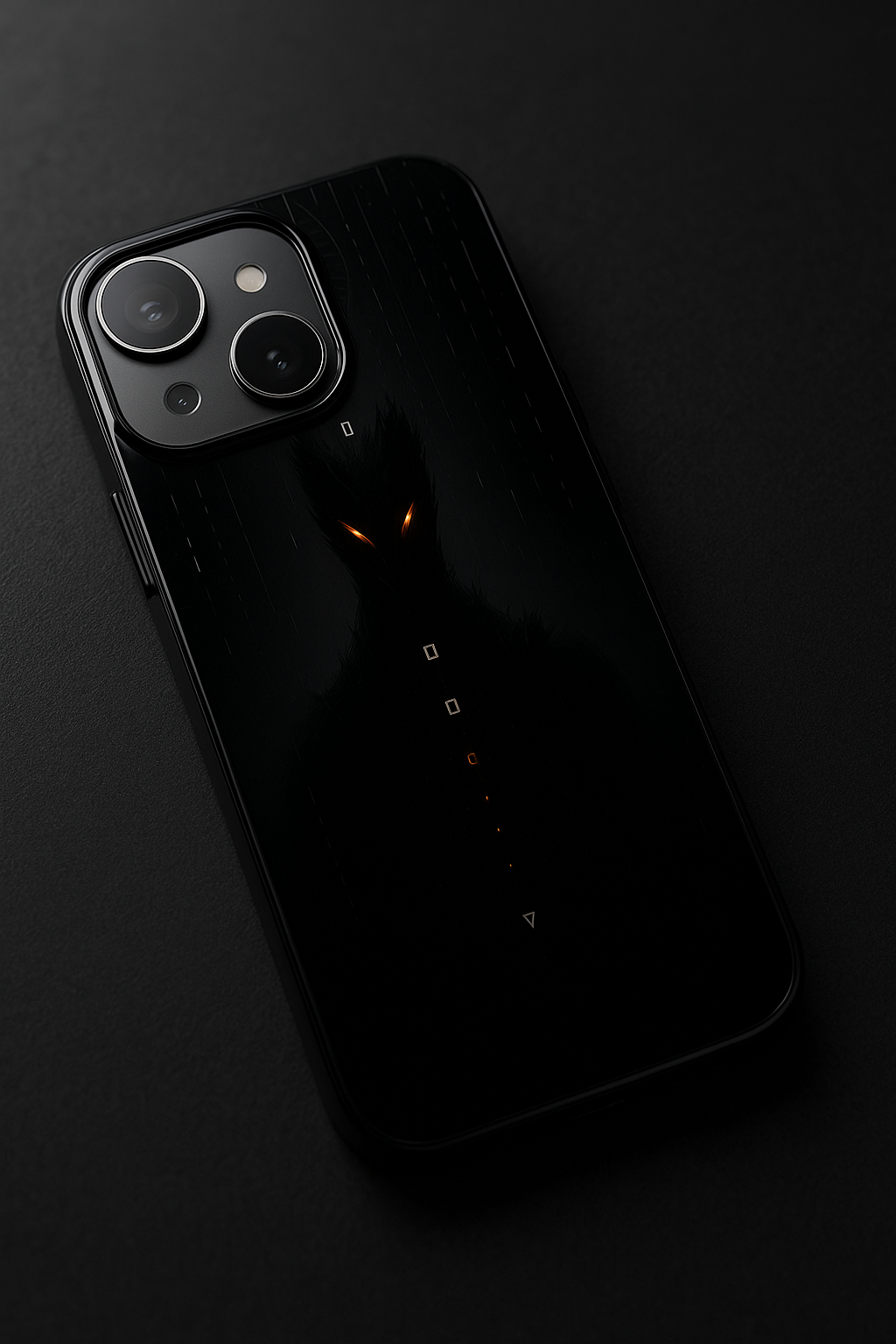 Oblivion Eyes Premium Glass Back Cover For iPhone 11,12,13,14,15,16 Models