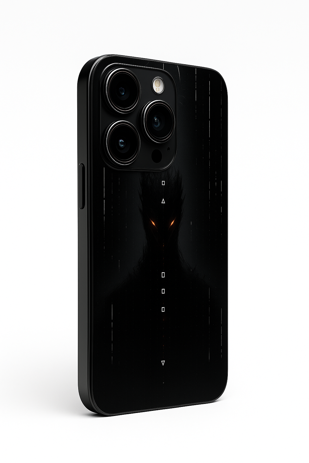 Oblivion Eyes Premium Glass Back Cover For iPhone 11,12,13,14,15,16 Models