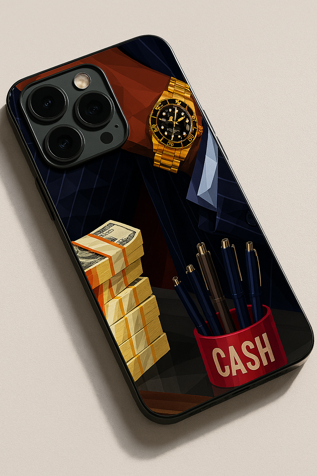 Cash Empire Premium Glass Back Cover For iPhone 11,12,13,14,15,16 Models