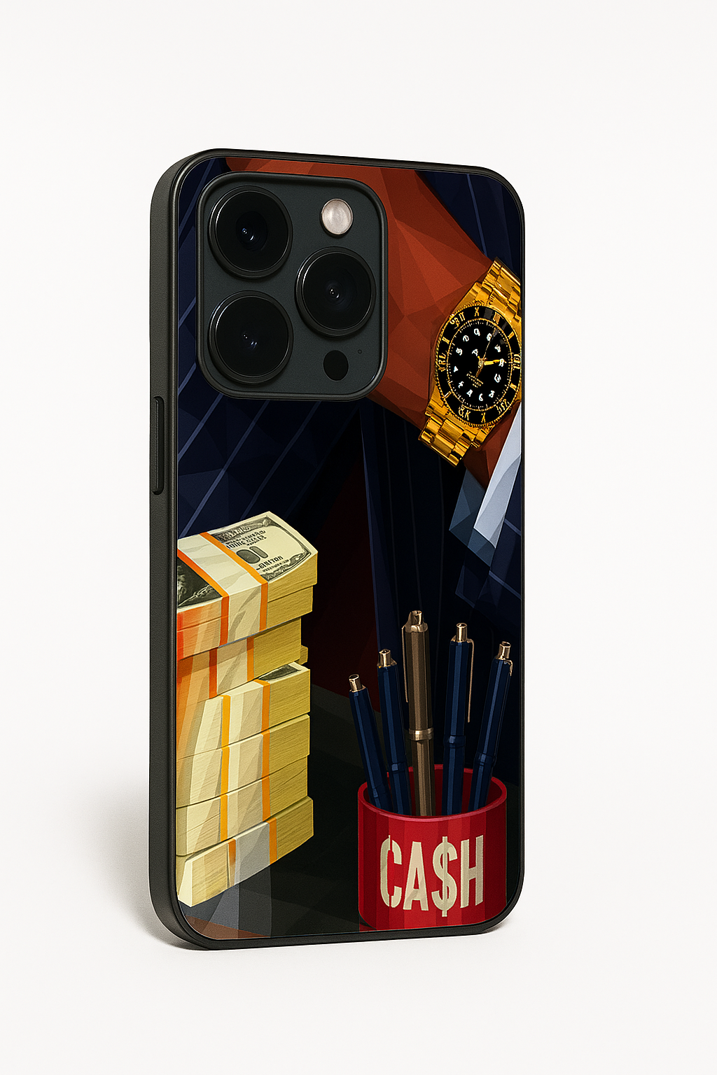 Cash Empire Premium Glass Back Cover For iPhone 11,12,13,14,15,16 Models
