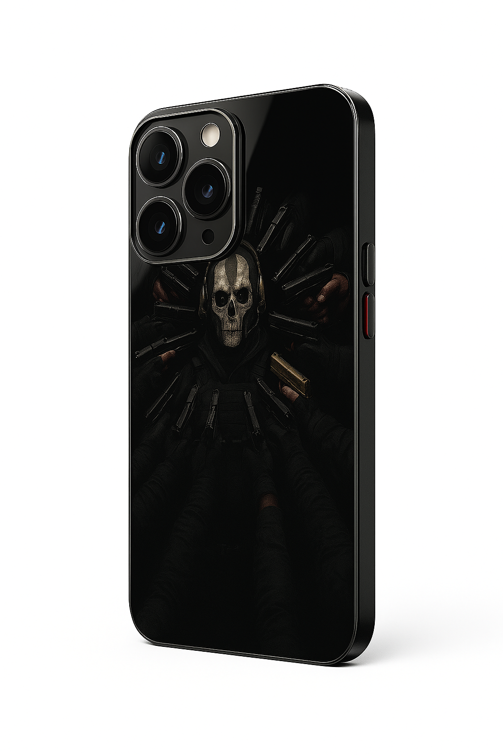 Bullet Crown Premium Glass Back Cover For iPhone 11,12,13,14,15,16 Models