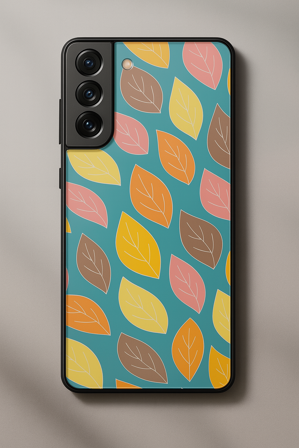 The Leafy Play Premium Glass Back Cover For Galaxy S22, S23, S24, S25 Models