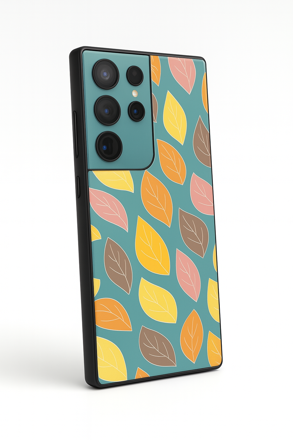The Leafy Play Premium Glass Back Cover For Galaxy S22, S23, S24, S25 Models