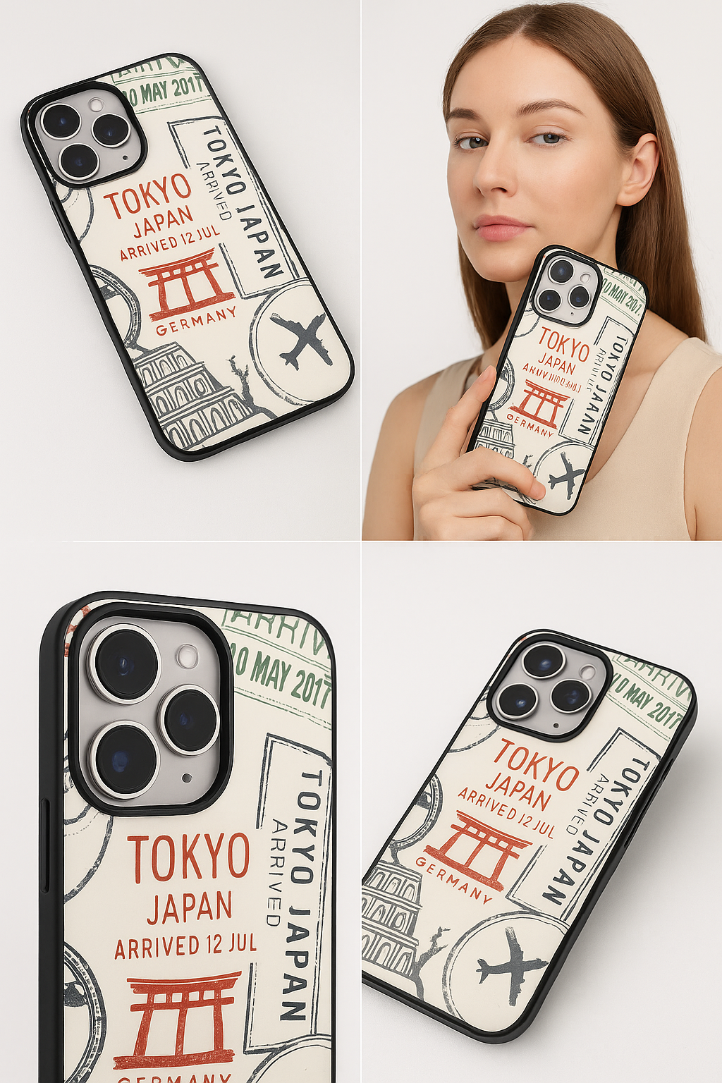 ARRIVE SOON Premium Glass Back Cover For iPhone 11,12,13,14,15,16 Models