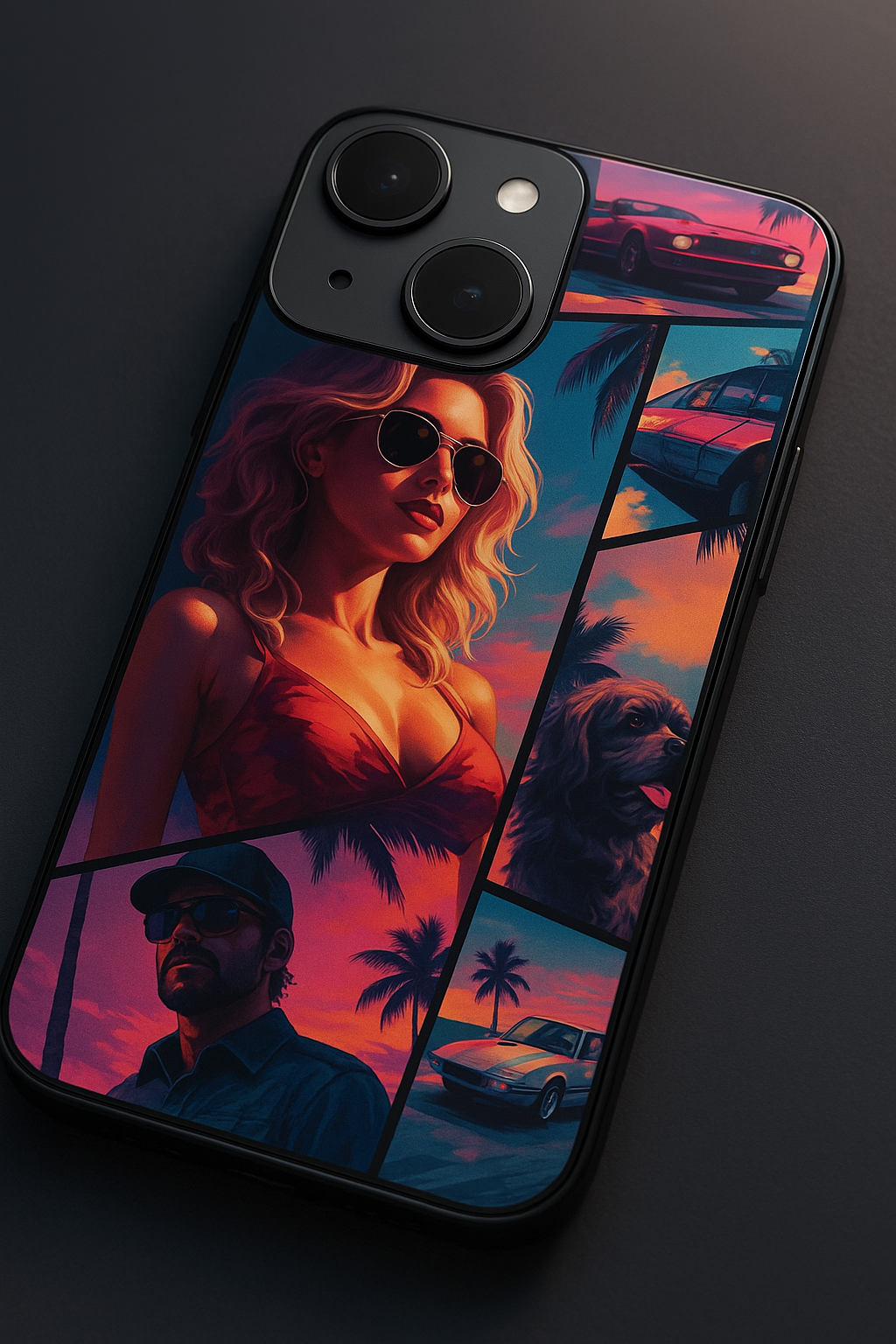 GTA Loading  Premium Glass Back Cover For iPhone 11,12,13,14,15,16 Models