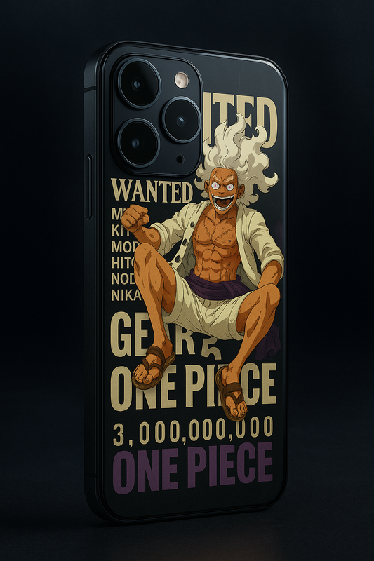 One Piece FAN Premium Glass Back Cover For iPhone 11,12,13,14,15,16 Models