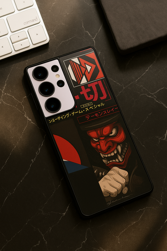 Dragon Graffiti Premium Glass Back Cover For Galaxy S22, S23, S24, S25 Models