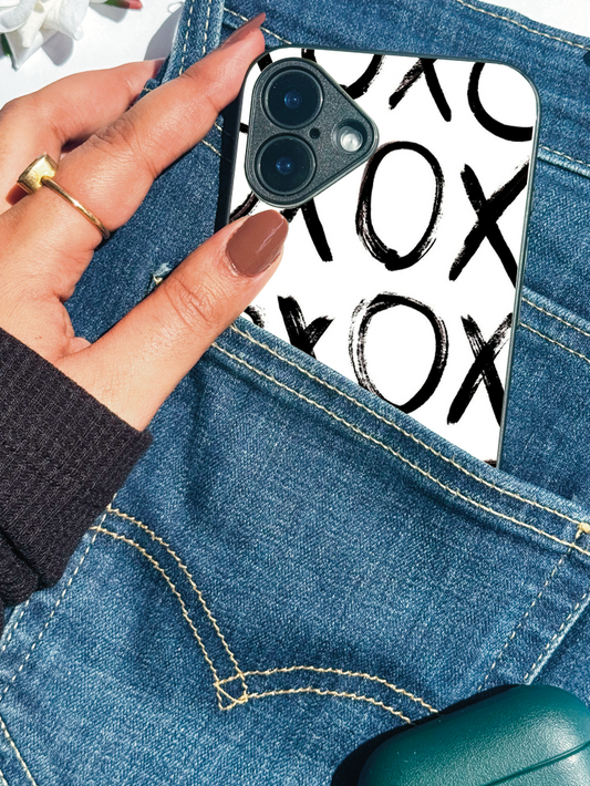 XO Craze Premium Glass Back Cover For iPhone 11,12,13,14,15,16 Models