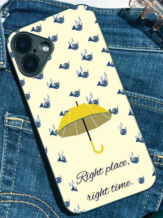 Perfect Timing Premium Glass Back Cover For iPhone 11,12,13,14,15,16 Models