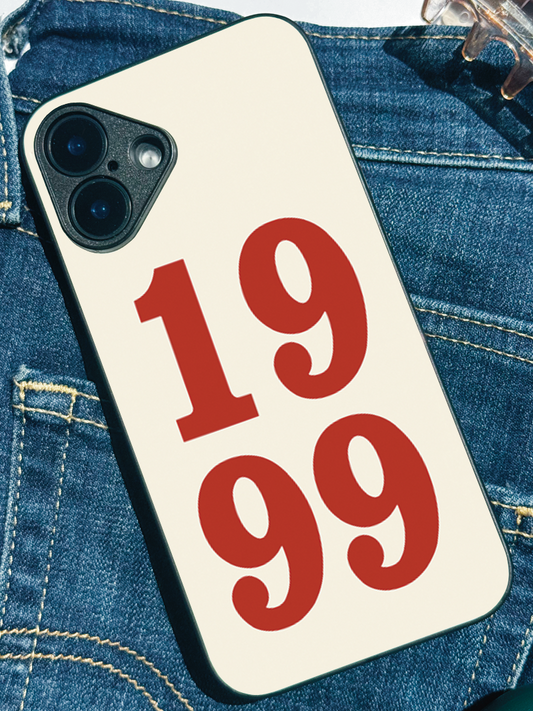 Back to ’99 Premium Glass Back Cover For iPhone 11,12,13,14,15,16 Models