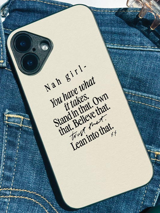 Power Within Premium Glass Back Cover For iPhone 11,12,13,14,15,16 Models