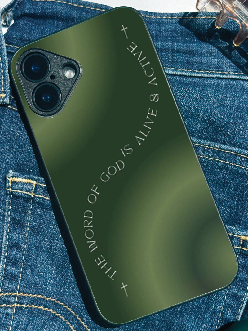 Alive & Active Premium Glass Back Cover For iPhone 11,12,13,14,15,16 Models