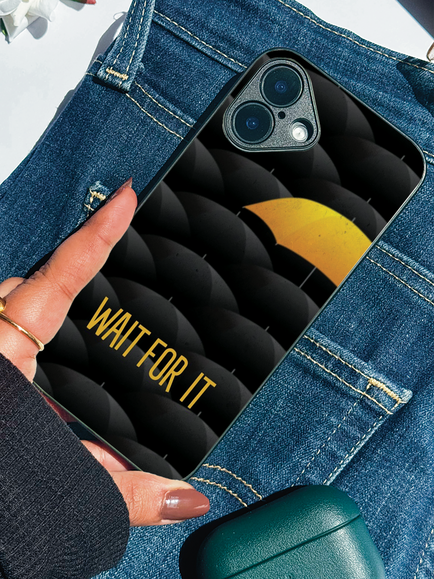 Destiny Awaits Premium Glass Back Cover For iPhone 11,12,13,14,15,16 Models