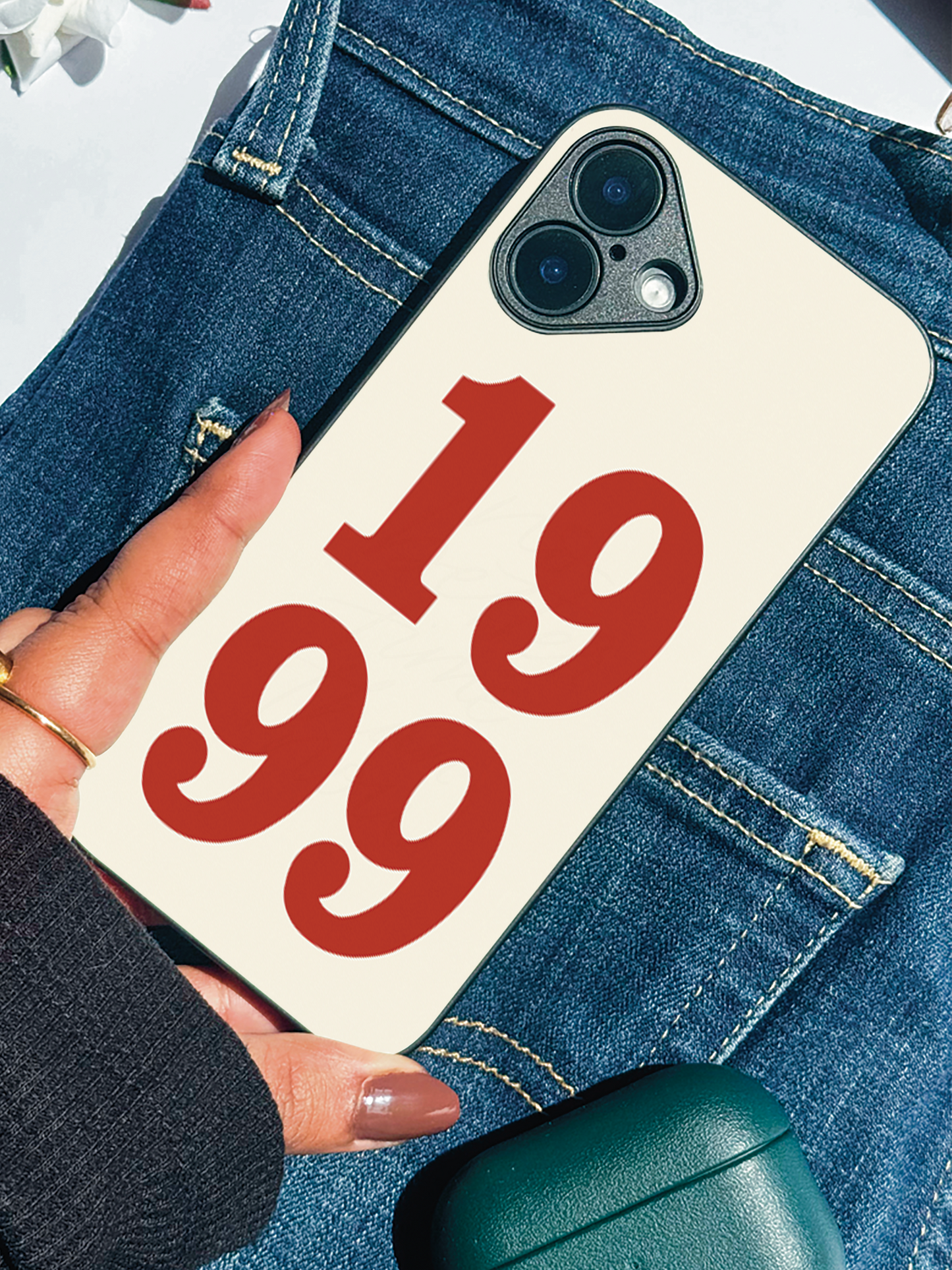 Back to ’99 Premium Glass Back Cover For iPhone 11,12,13,14,15,16 Models