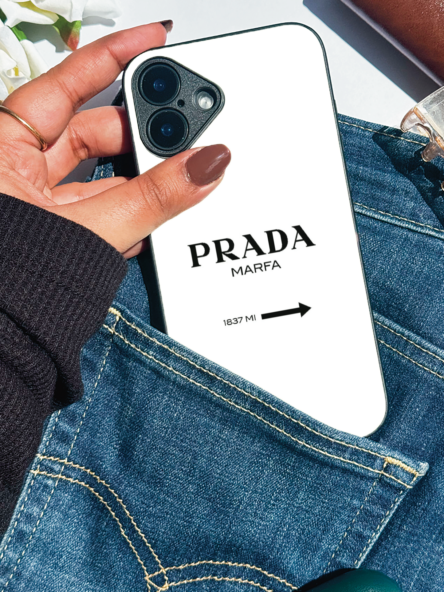 Luxury Lane Premium Glass Back Cover For iPhone 11,12,13,14,15,16 Models