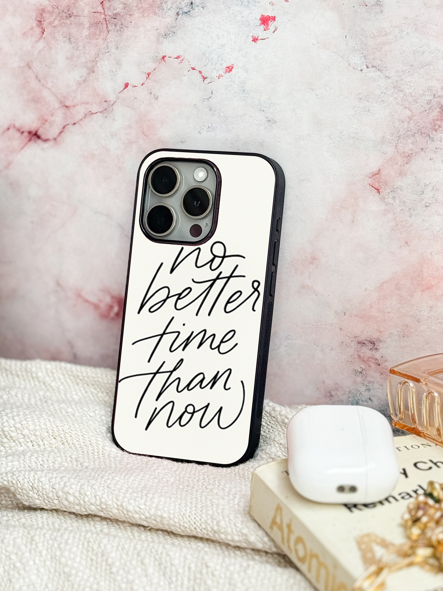 No Better Time Premium Glass Back Cover For iPhone 11,12,13,14,15,16 Models