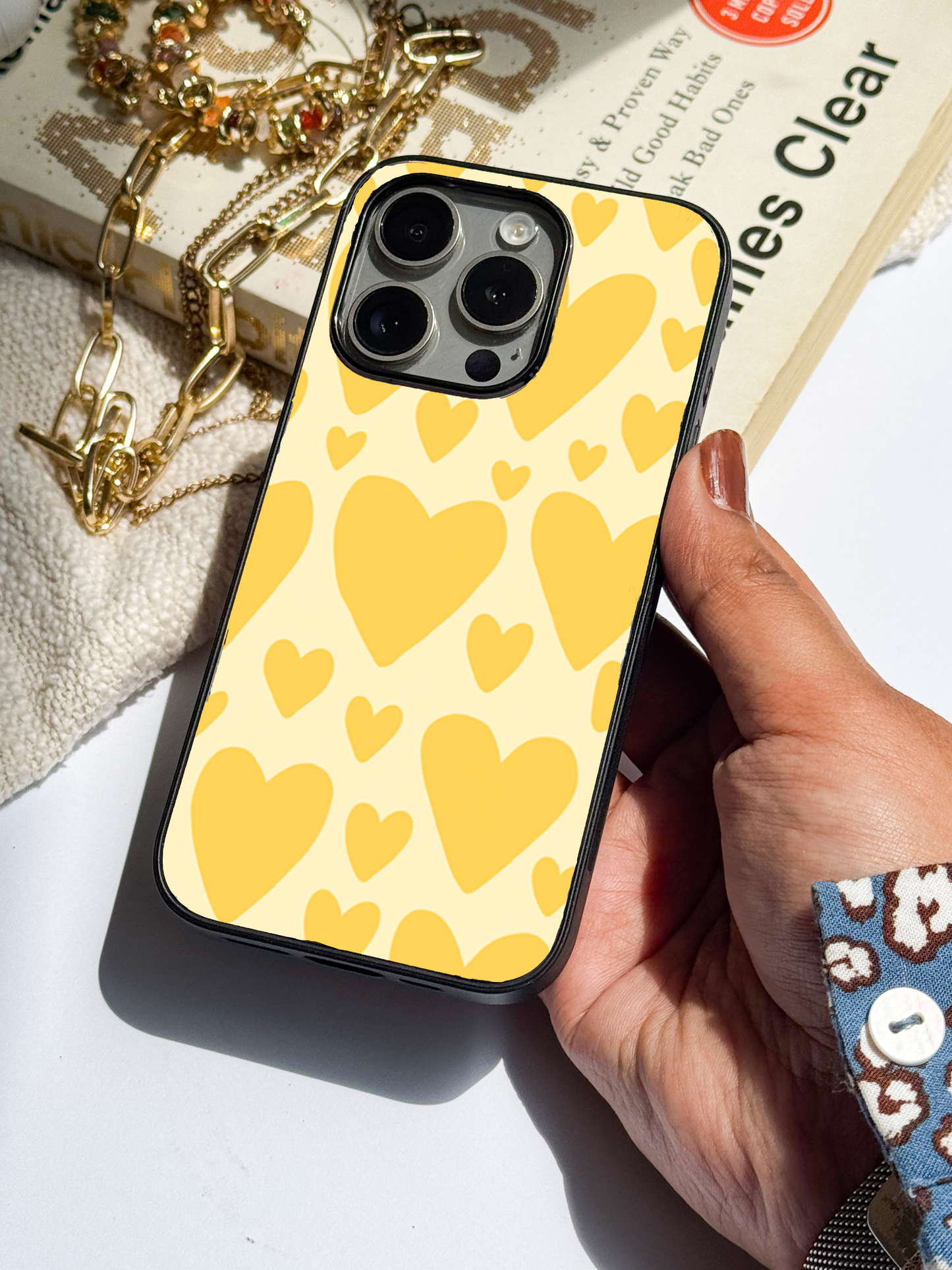 They Were All Yellow Premium Glass Back Cover For iPhone 11,12,13,14,15,16 Models