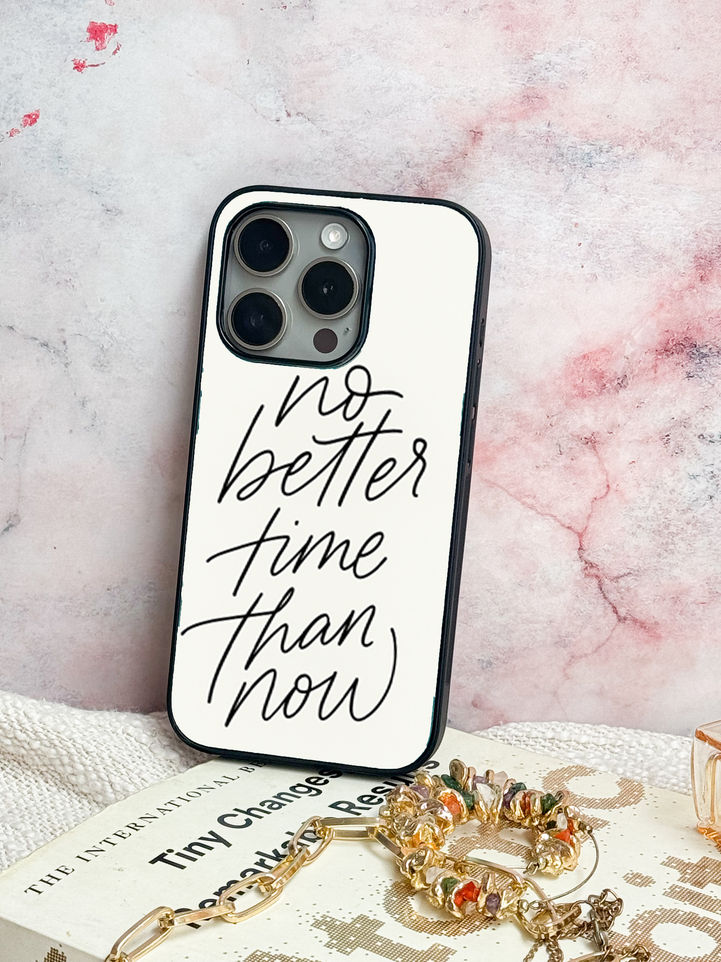 No Better Time Premium Glass Back Cover For iPhone 11,12,13,14,15,16 Models