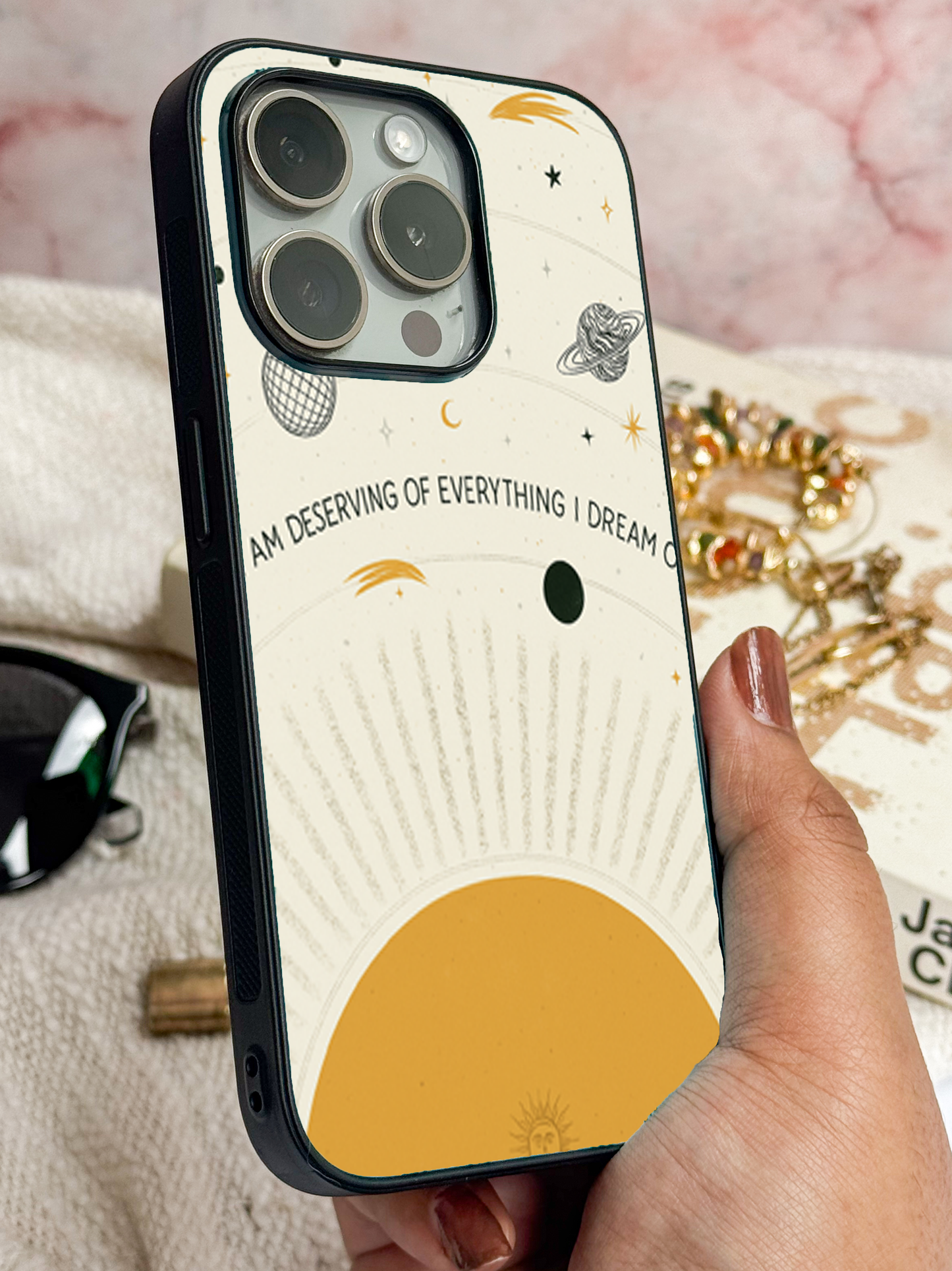 Universe Within Premium Glass Back Cover For iPhone 11,12,13,14,15,16 Models