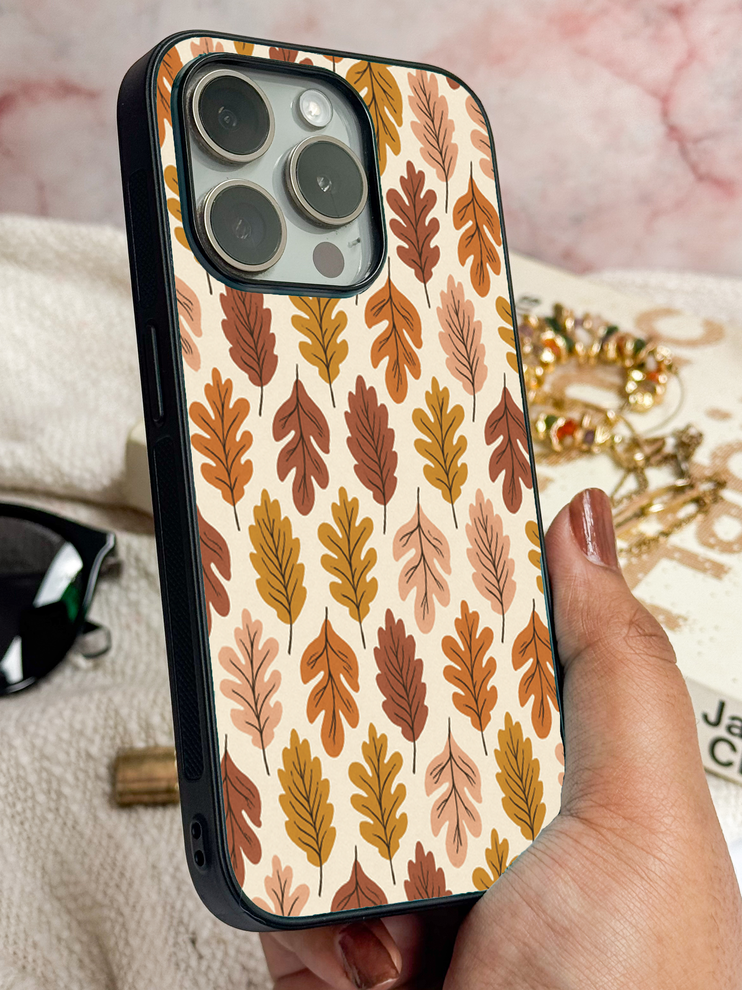 Cozy Season Premium Glass Back Cover For iPhone 11,12,13,14,15,16 Models