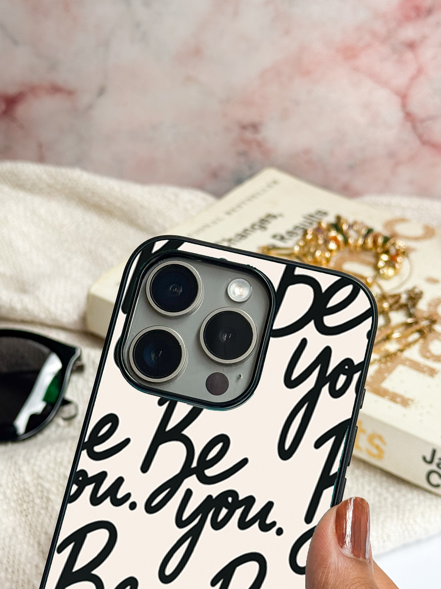 Be-You Premium Glass Back Cover For iPhone 11,12,13,14,15,16 Models