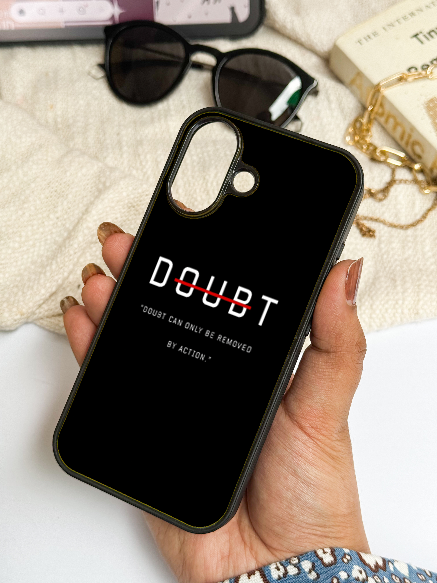 No Doubt Premium Glass Back Cover For iPhone 11,12,13,14,15,16 Models