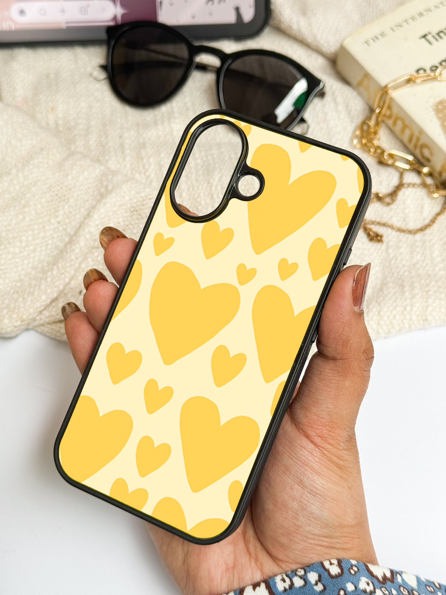 They Were All Yellow Premium Glass Back Cover For iPhone 11,12,13,14,15,16 Models