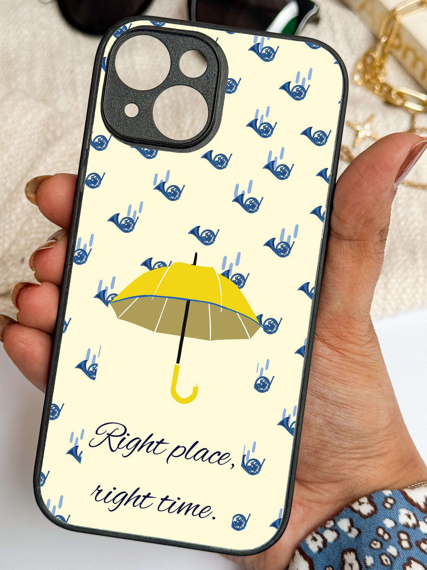 Perfect Timing Premium Glass Back Cover For iPhone 11,12,13,14,15,16 Models