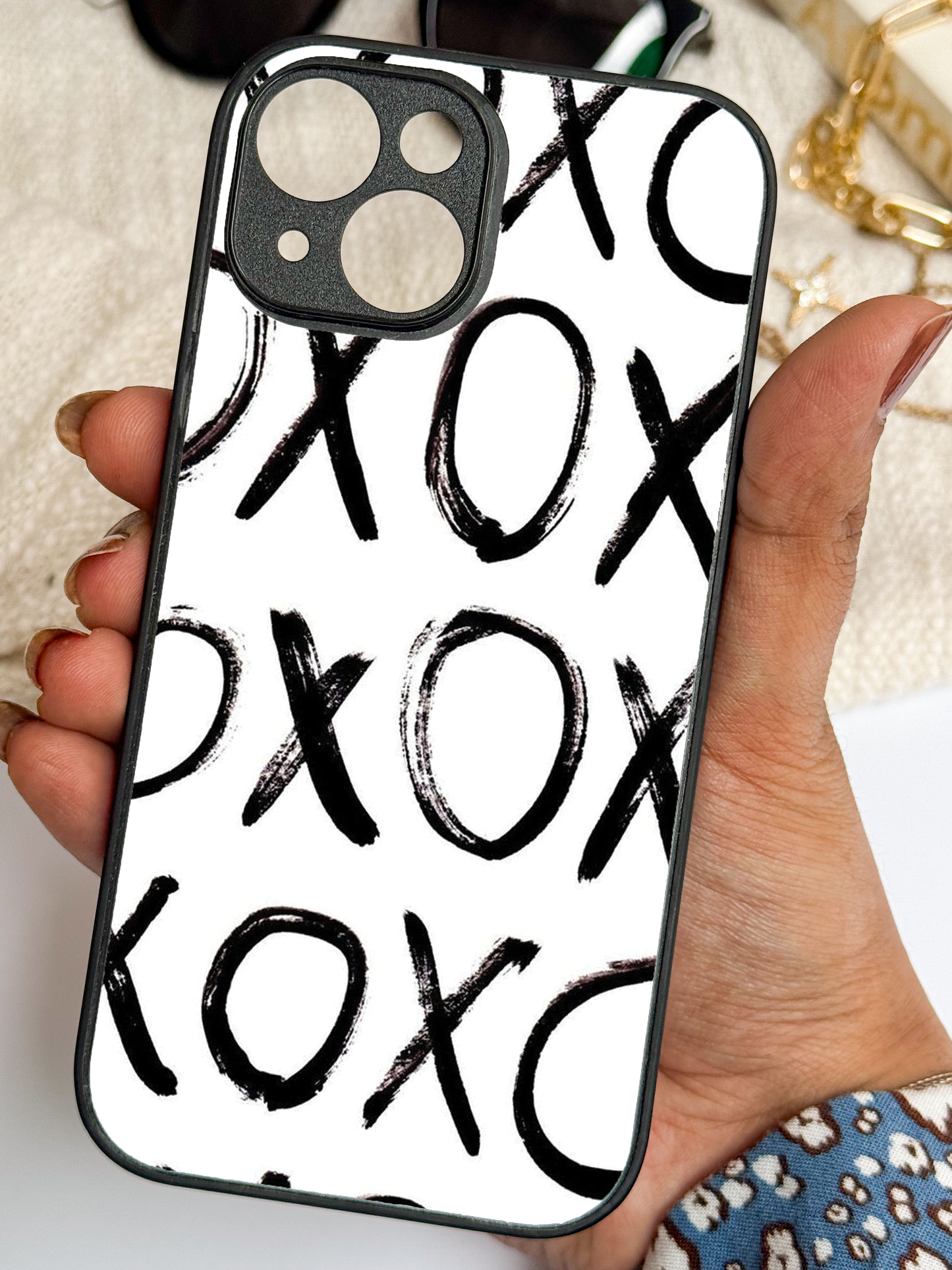 XO Craze Premium Glass Back Cover For iPhone 11,12,13,14,15,16 Models