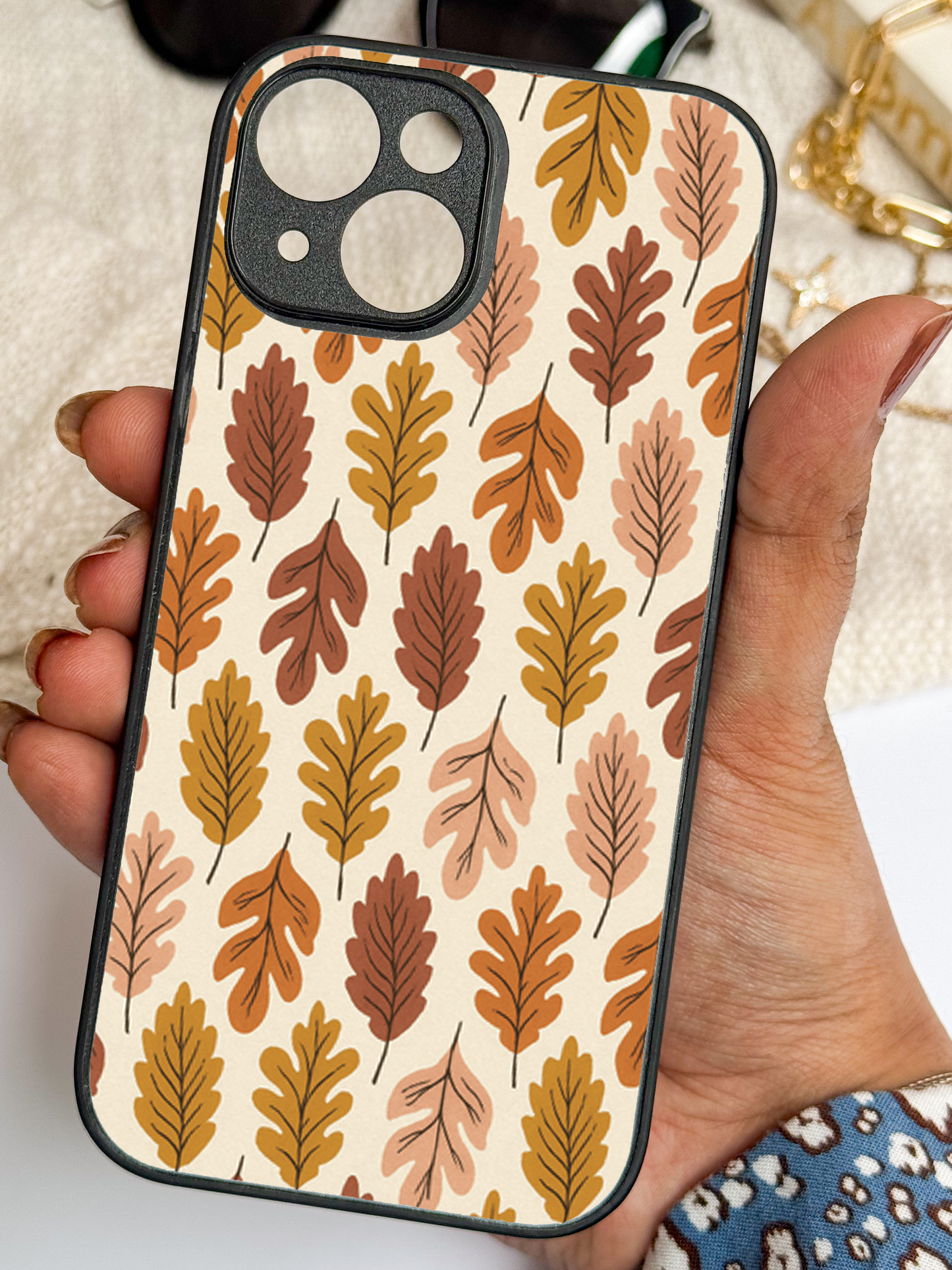 Cozy Season Premium Glass Back Cover For iPhone 11,12,13,14,15,16 Models