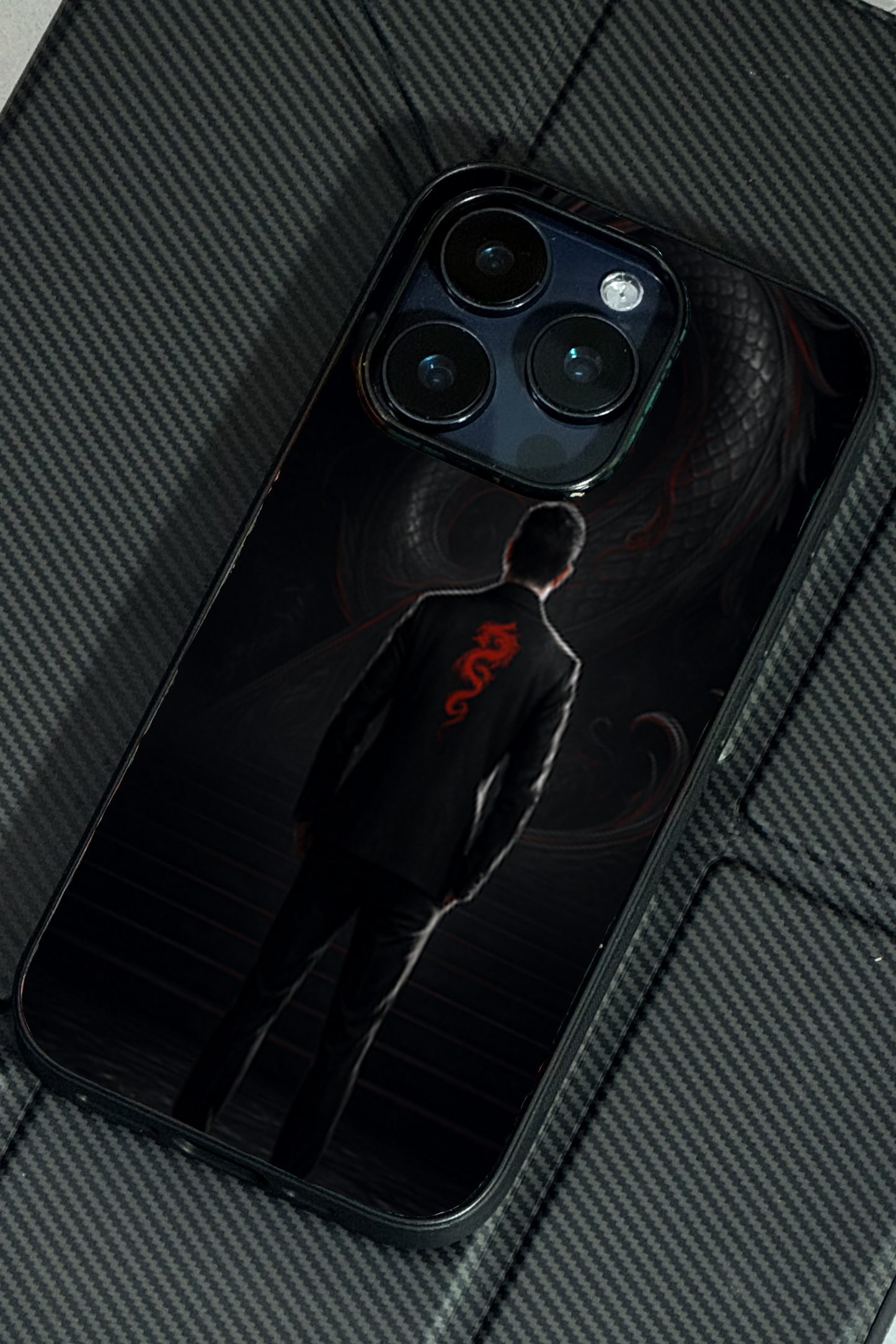 Venom Authority Premium Glass Back Cover For iPhone 11,12,13,14,15,16 Models